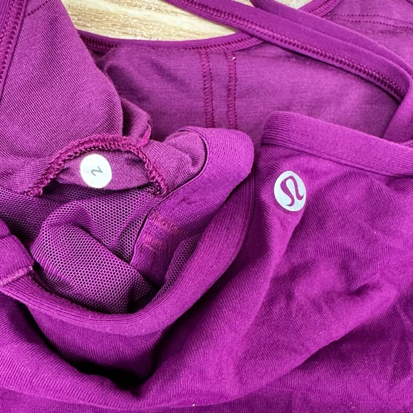Lululemon Power Y Purple Tank - Picture 4 of 4